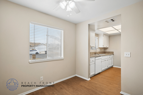 Floor plan for 1 bed, 1 bath